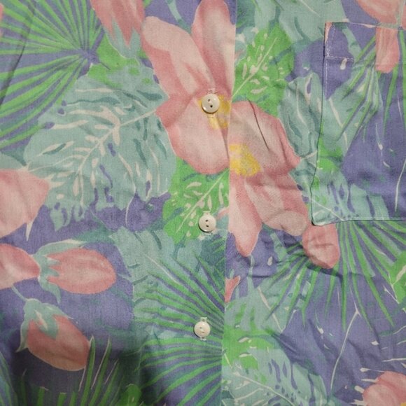Vintage Cricket Lane Floral Hawaiian Shirt - Picture 3 of 5